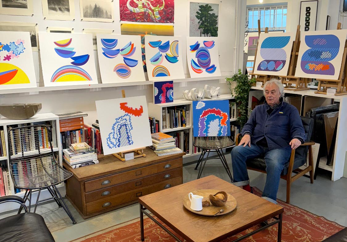 Visit to Eames Fine Art with the latest works on paper, October 24.